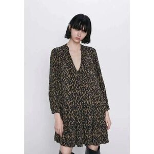 Zara animal print top/dress